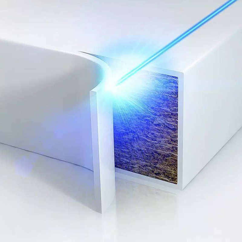 Tecnologia de bandas de ar quente ou borda a laser